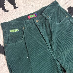 Empyre Teal Corduroy Wide Leg Pants